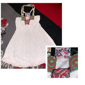 FREE PEOPLE tank halter top- Aztec print -XS